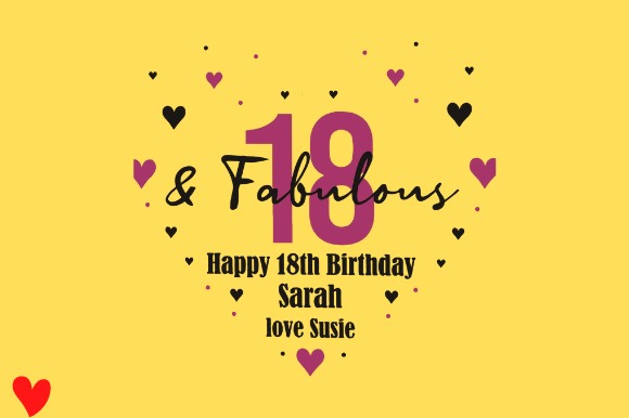 18 and FABULOUS GIFT