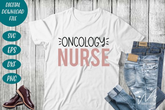 Oncology Nurse SVG Graphics for Crafts & Content