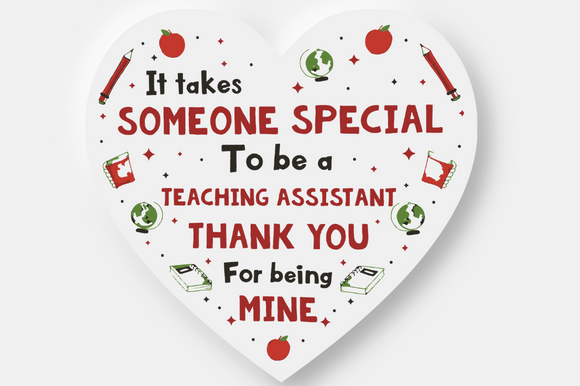 TEACHING ASSISTANT GIFT Graphics for Crafts Brands